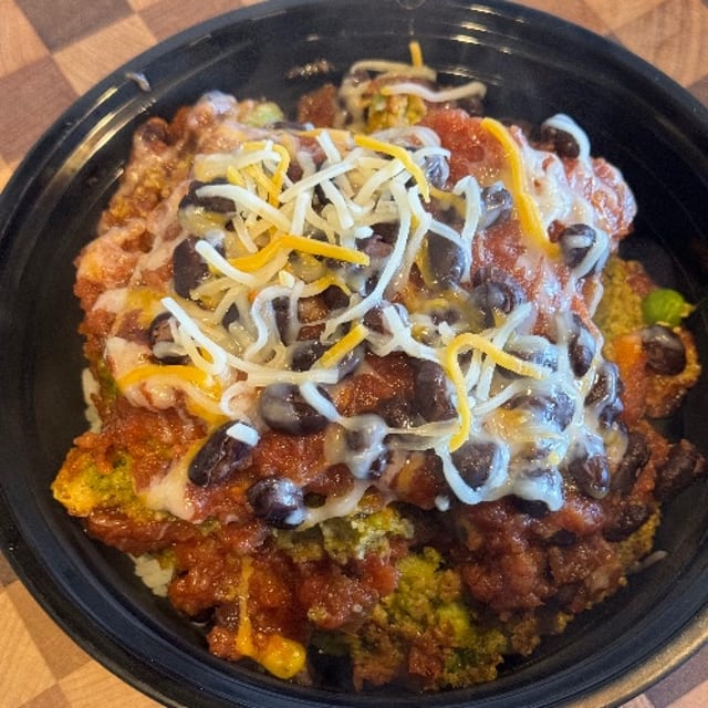 Veggie Burrito Bowl.