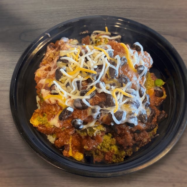 Veggie Burrito Bowl.