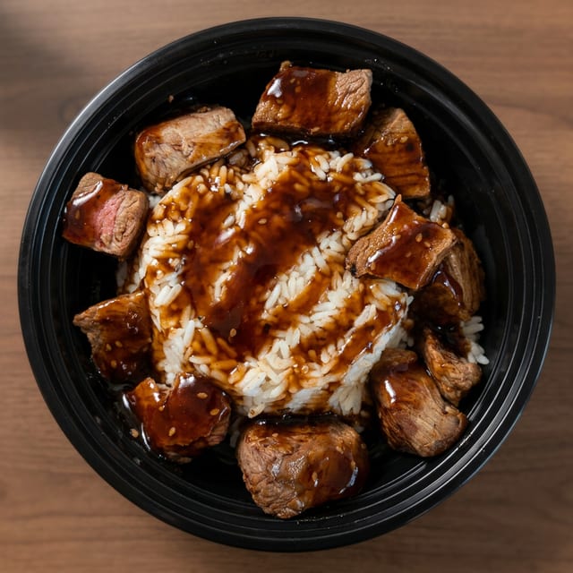 Teriyaki Steak Bowl.