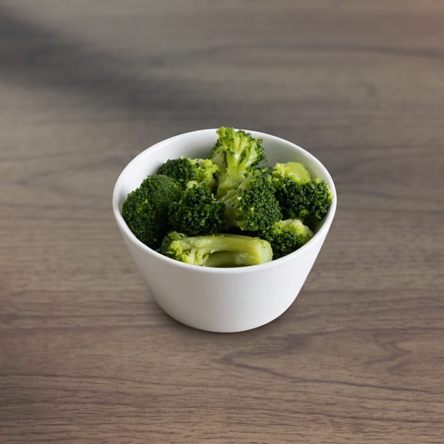 Steamed Broccoli.